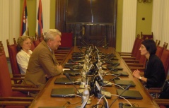 4 September 2013 The members of the Committee on the Judiciary, Public Administration and Local Self-Government Committee Members talk to the World Judges’ Association rapporteur